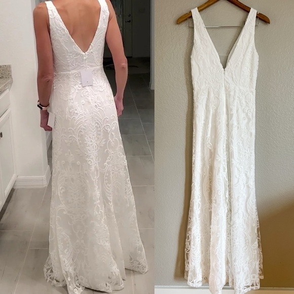 Fantastical Love White Embroidered Sleeveless Maxi Dress - Picture 4 of 9